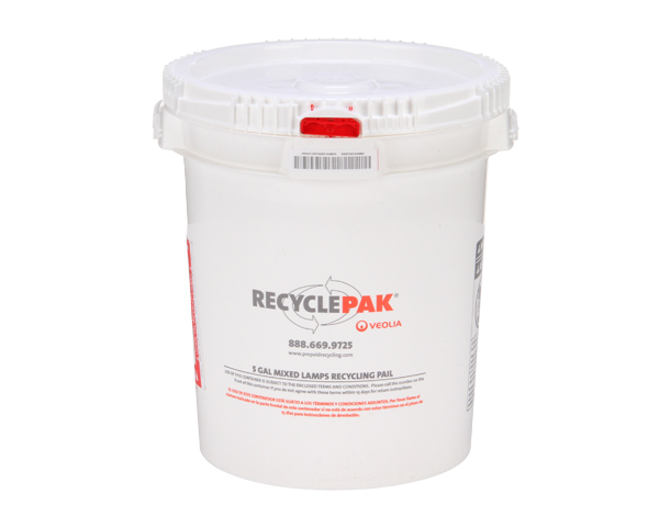 SUPPLY-068CH- 5 GAL MIXED LAMP RECYCLING PAIL (EACH)